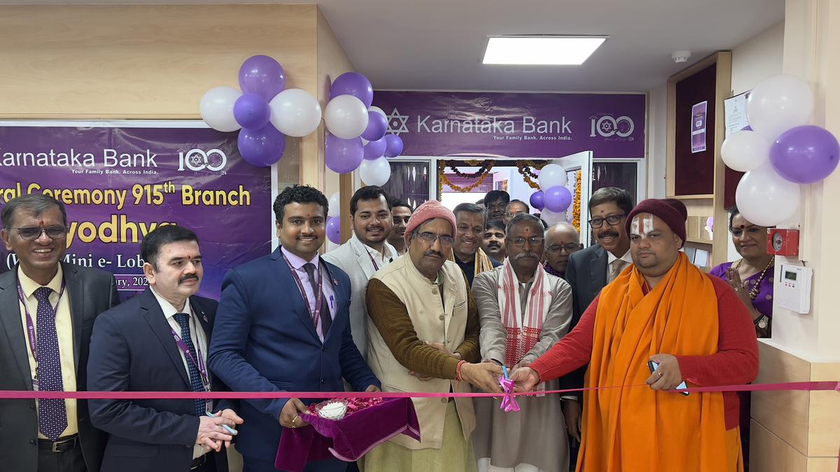 Karnataka Bank Opens Its 915th Branch In Ayodhya - The Hindu